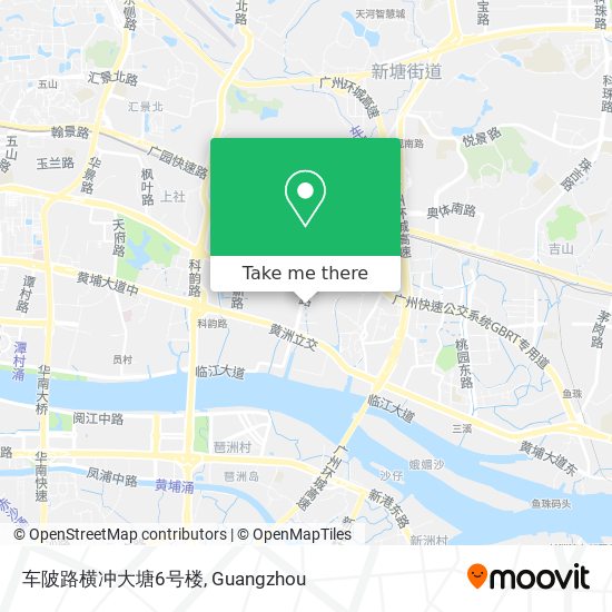 车陂路横冲大塘6号楼 map