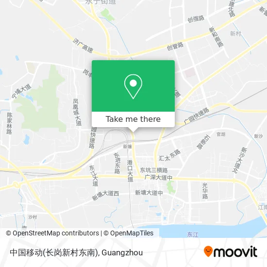 中国移动(长岗新村东南) map