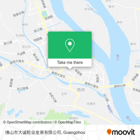 佛山市大诚鞋业发展有限公司 map