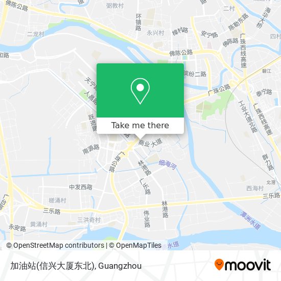 加油站(信兴大厦东北) map