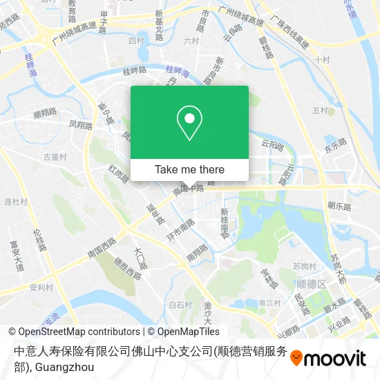 中意人寿保险有限公司佛山中心支公司(顺德营销服务部) map