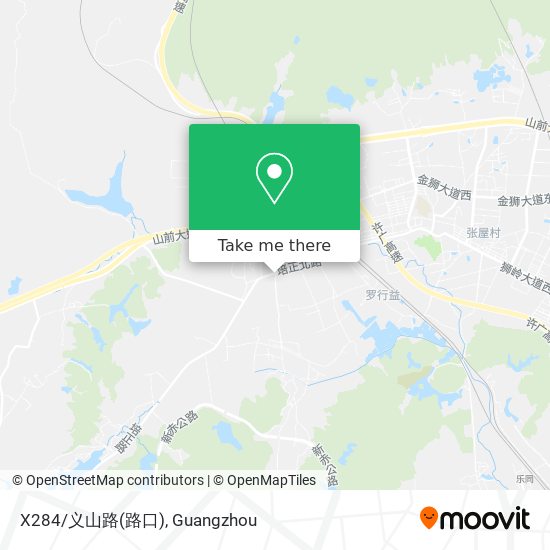 X284/义山路(路口) map