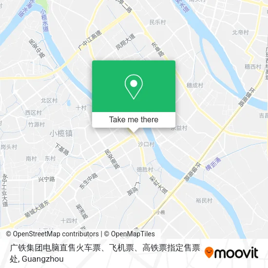 广铁集团电脑直售火车票、飞机票、高铁票指定售票处 map