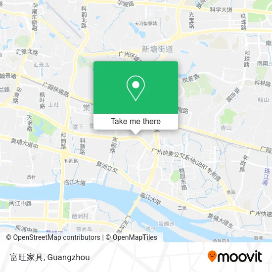 富旺家具 map