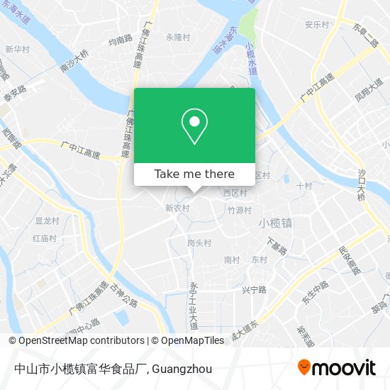 中山市小榄镇富华食品厂 map