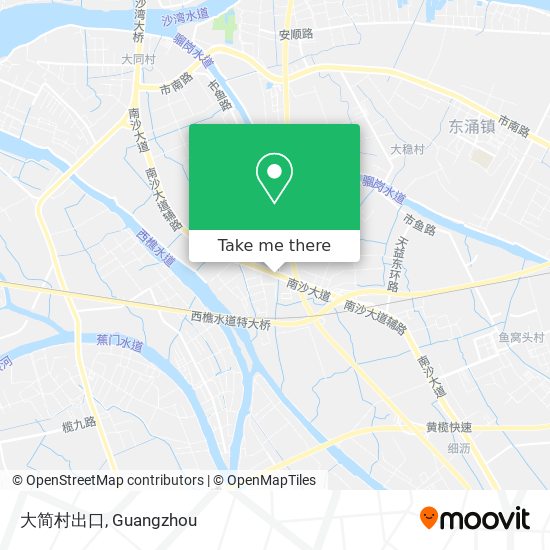 大简村出口 map
