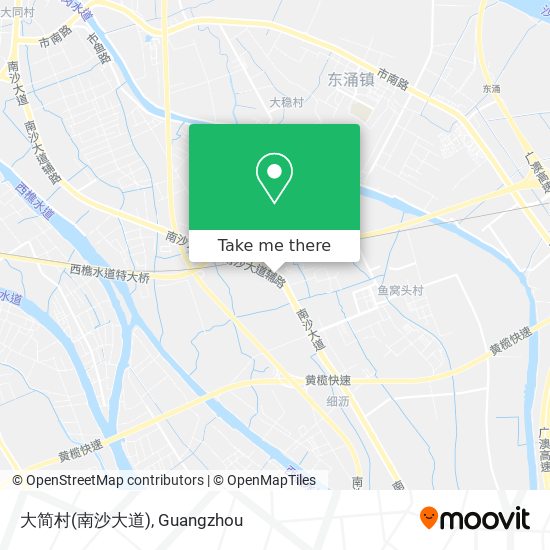 大简村(南沙大道) map