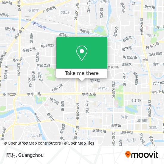 简村 map