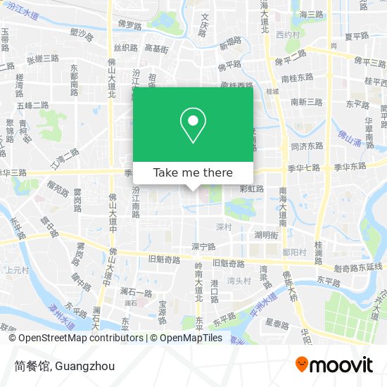 简餐馆 map