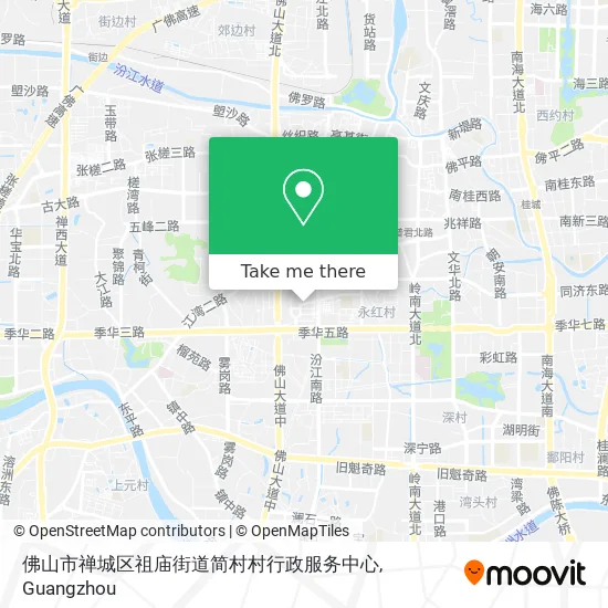 佛山市禅城区祖庙街道简村村行政服务中心 map