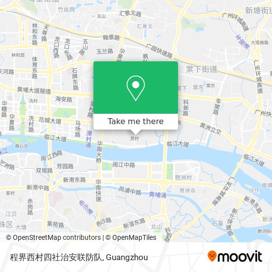 程界西村四社治安联防队 map