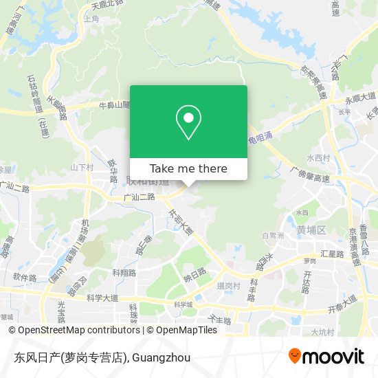 东风日产(萝岗专营店) map