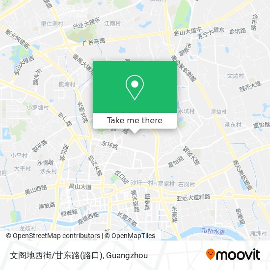文阁地西街/甘东路(路口) map