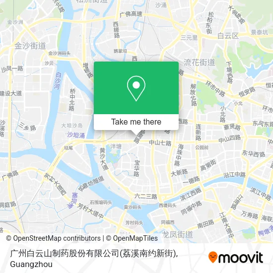 广州白云山制药股份有限公司(荔溪南约新街) map