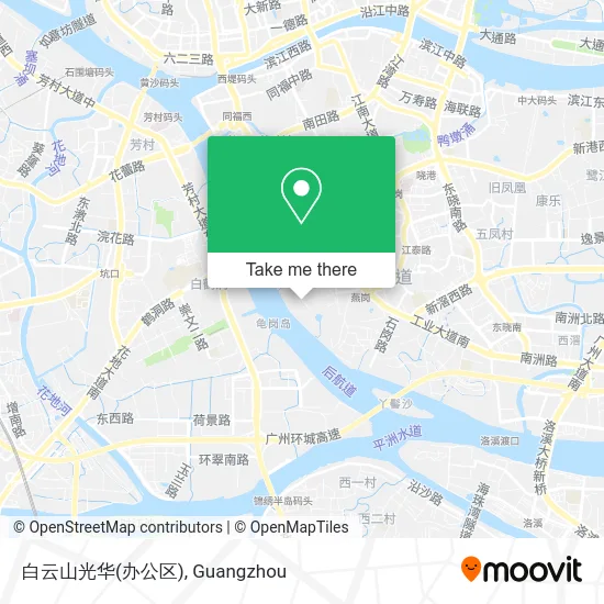 白云山光华(办公区) map