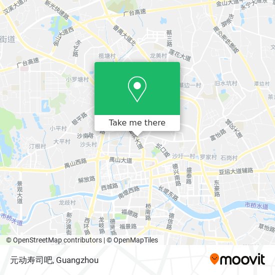 元动寿司吧 map