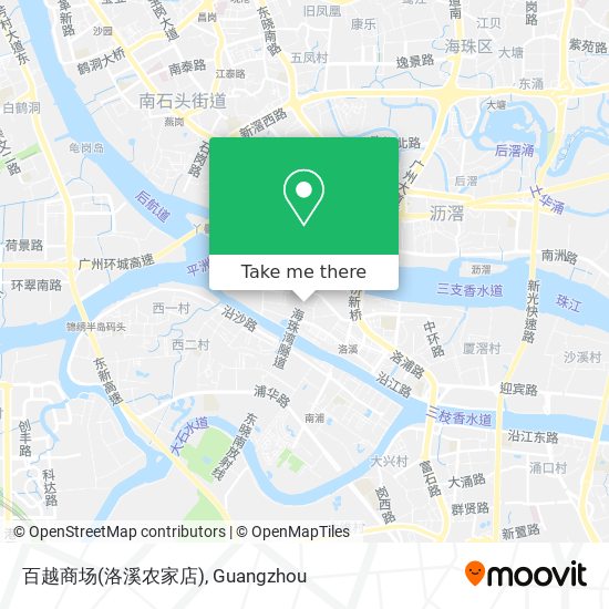 百越商场(洛溪农家店) map