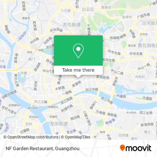 NF Garden Restaurant map