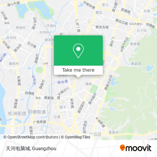 天河电脑城 map