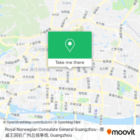 Royal Norwegian Consulate General Guangzhou - 挪威王国驻广州总领事馆 map