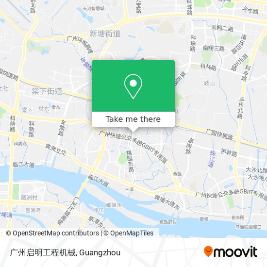 广州启明工程机械 map