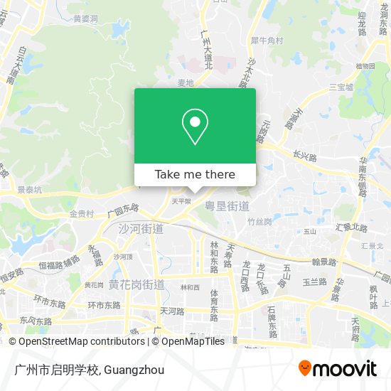 广州市启明学校 map