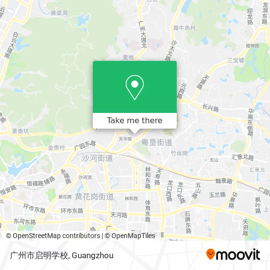 广州市启明学校 map
