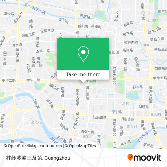 桂岭波波三及第 map
