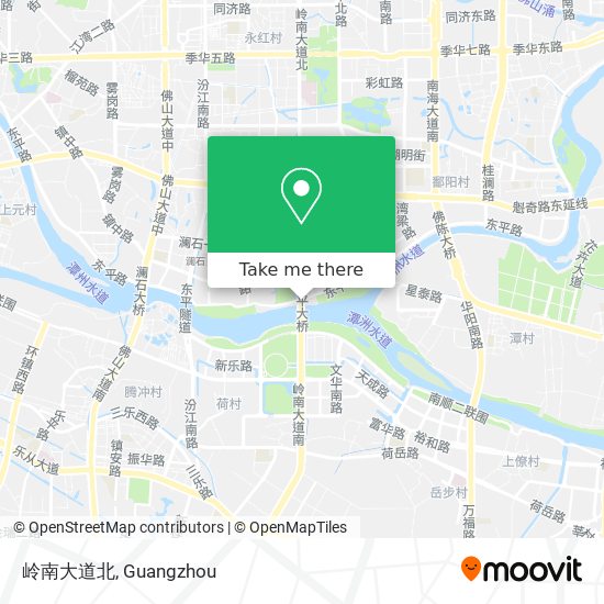 岭南大道北 map