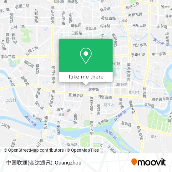 中国联通(金达通讯) map