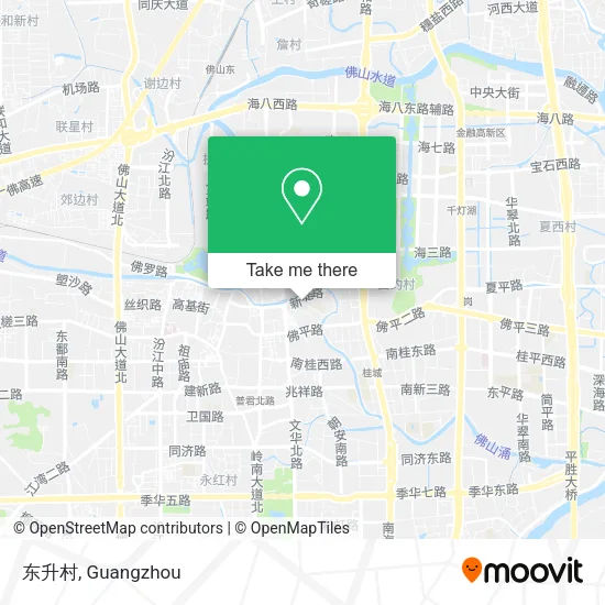东升村 map