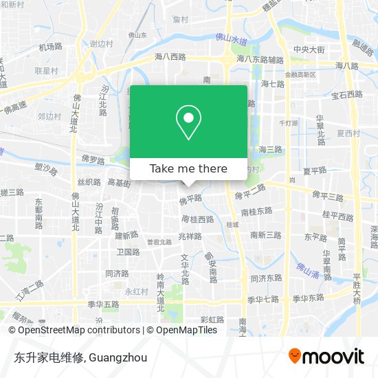 东升家电维修 map