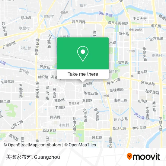 美御家布艺 map