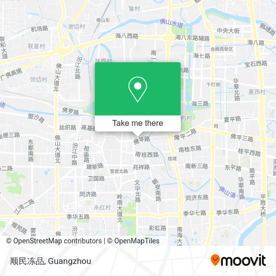 顺民冻品 map
