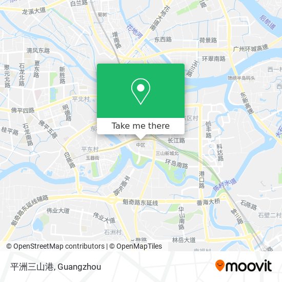 平洲三山港 map