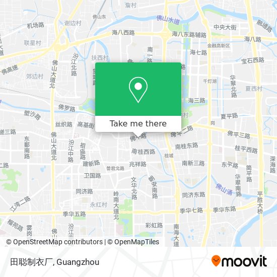 田聪制衣厂 map