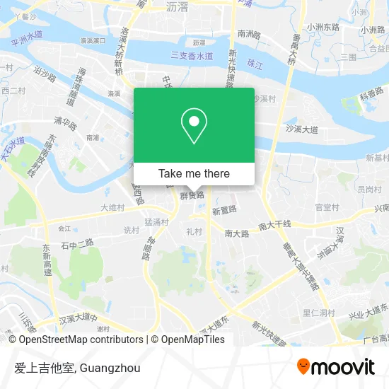 爱上吉他室 map