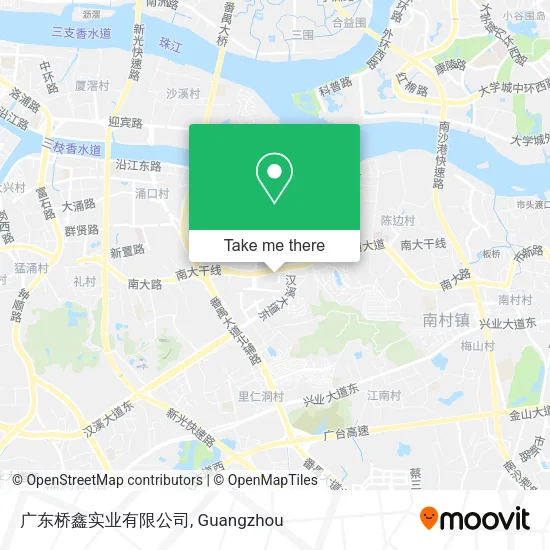 广东桥鑫实业有限公司 map