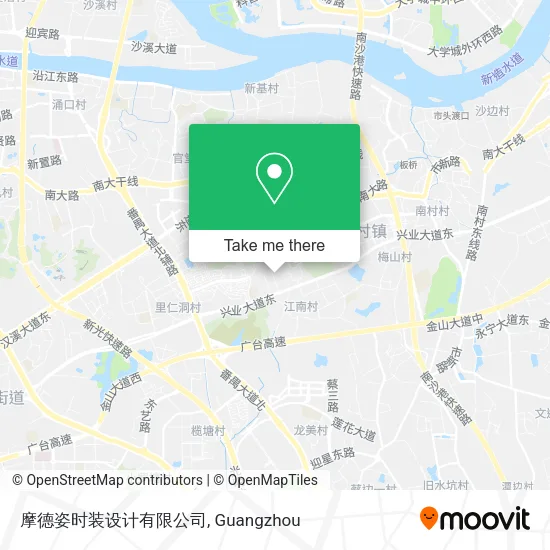 摩德姿时装设计有限公司 map