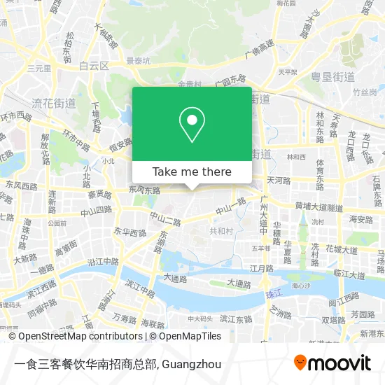 一食三客餐饮华南招商总部 map