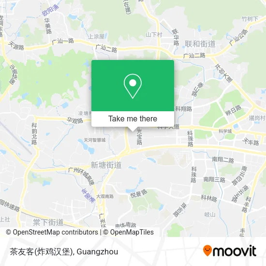 茶友客(炸鸡汉堡) map
