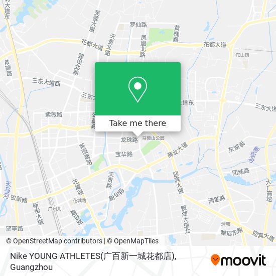 Nike YOUNG ATHLETES(广百新一城花都店) map