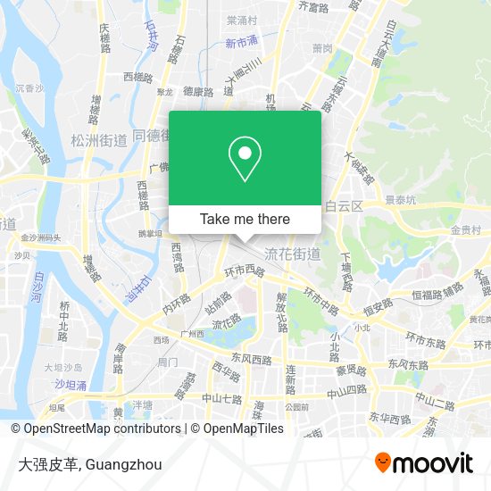 大强皮革 map