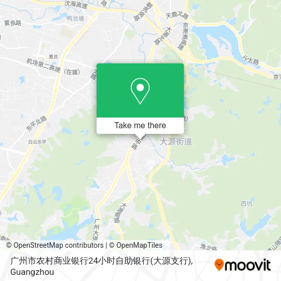 广州市农村商业银行24小时自助银行(大源支行) map