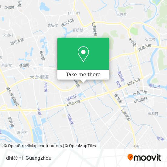 dhl公司 map