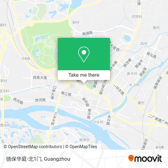 德保华庭-北1门 map