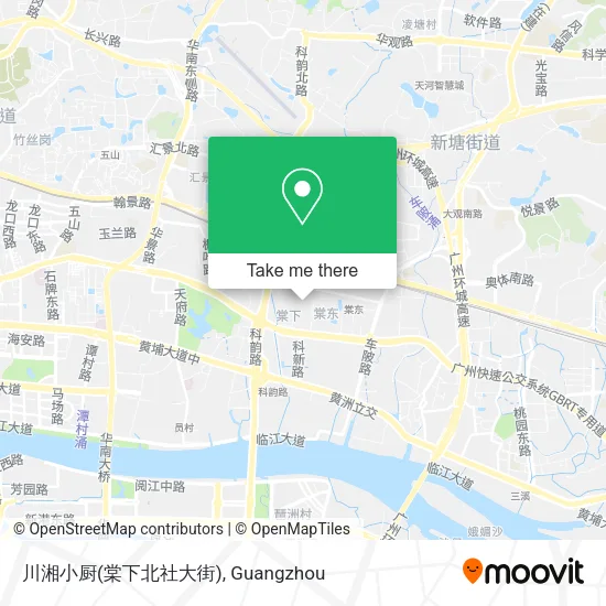 川湘小厨(棠下北社大街) map