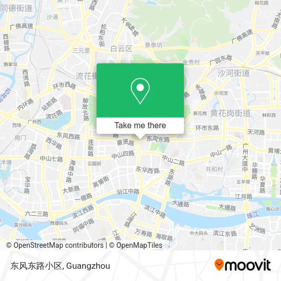 东风东路小区 map