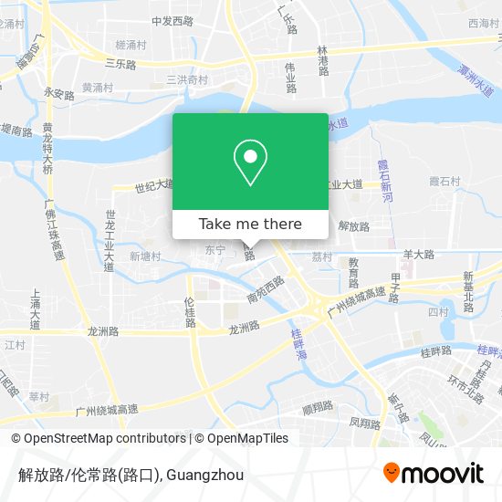 解放路/伦常路(路口) map