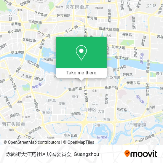 赤岗街大江苑社区居民委员会 map